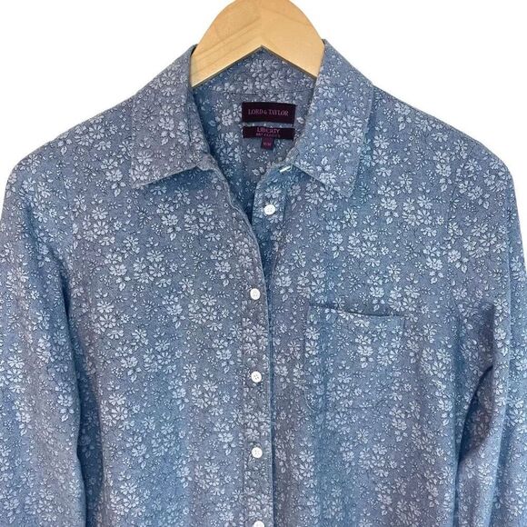 Lord & Taylor Liberty Art Fabrics Shirt - Picture 2 of 7